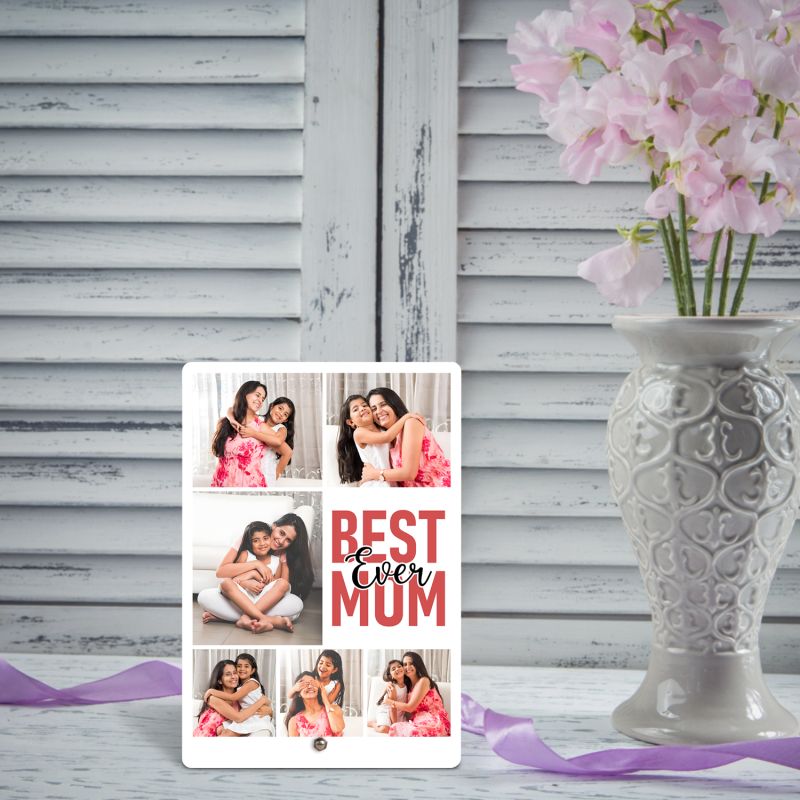 Personalized Best Mom Ever Collage Photo Frame Birthday Gift For Mom From Daughter & Son Mothers Day Gift For Mom Memorable Gift For Mom